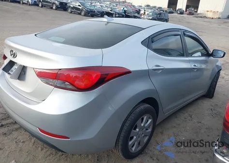 2016 Hyundai Elantra Se из США, поврежденный, VIN 5NPDH4AE6GH729841